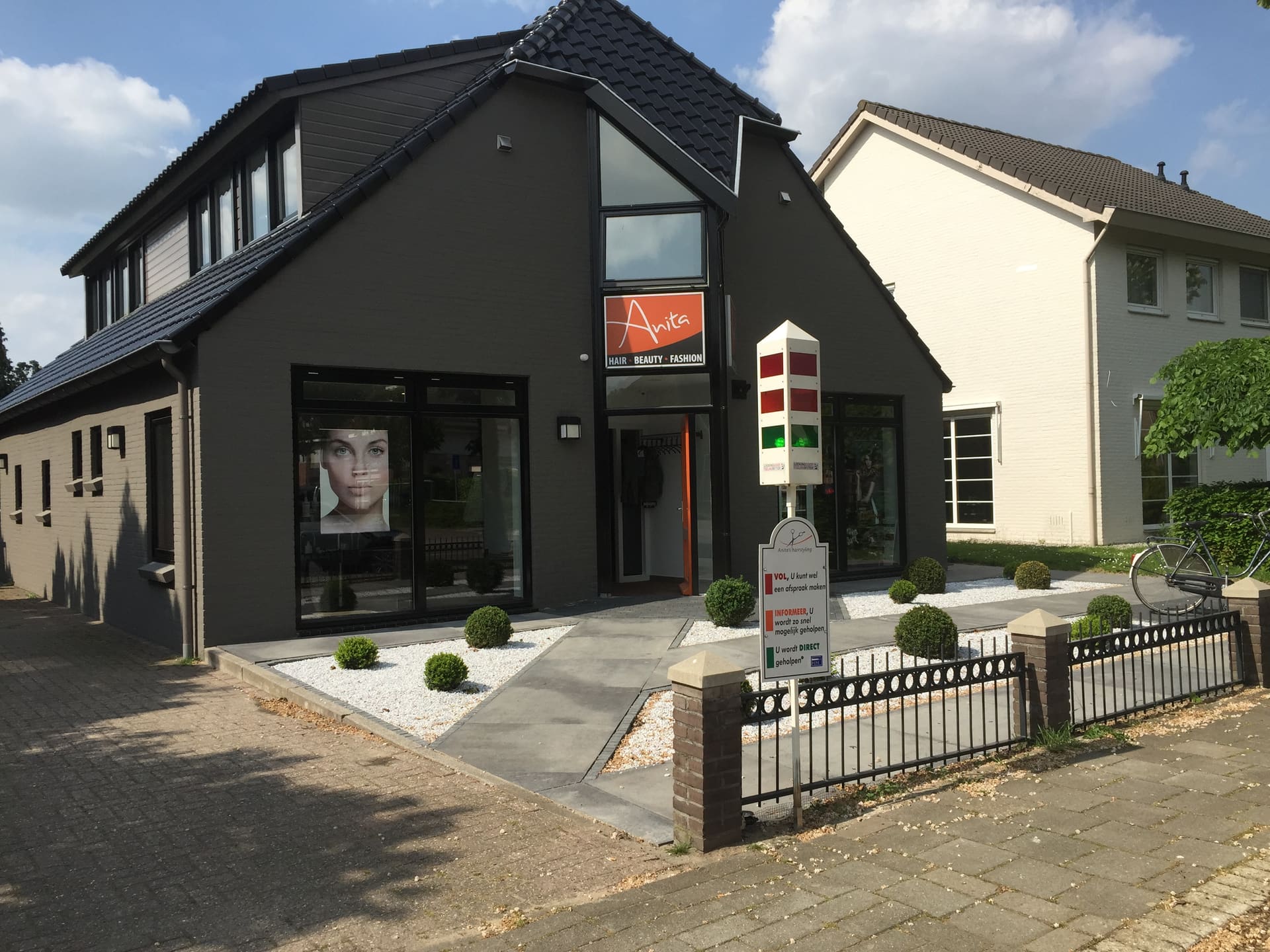 Het pand van Anita Hair Beauty Fashion aan de St. Agnetenweg in Nijmegen